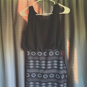 Black and pattern dress